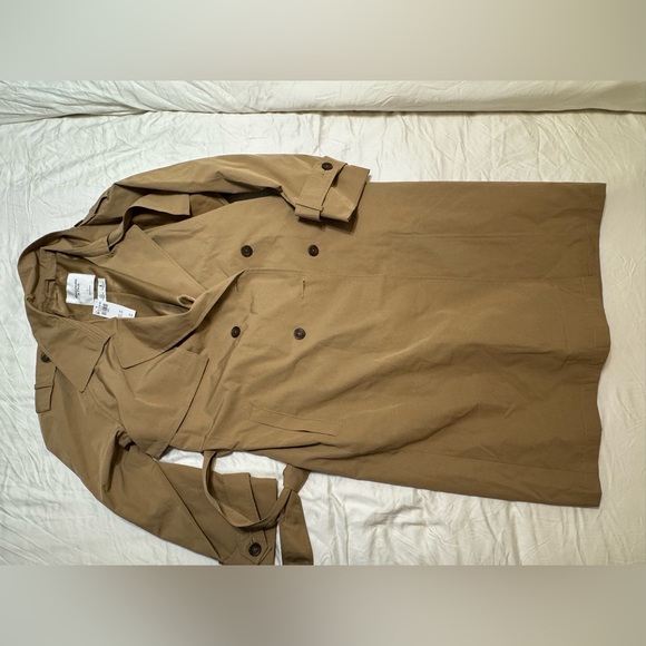Abercrombie Classic Long Trench Coat - Picture 5 of 7